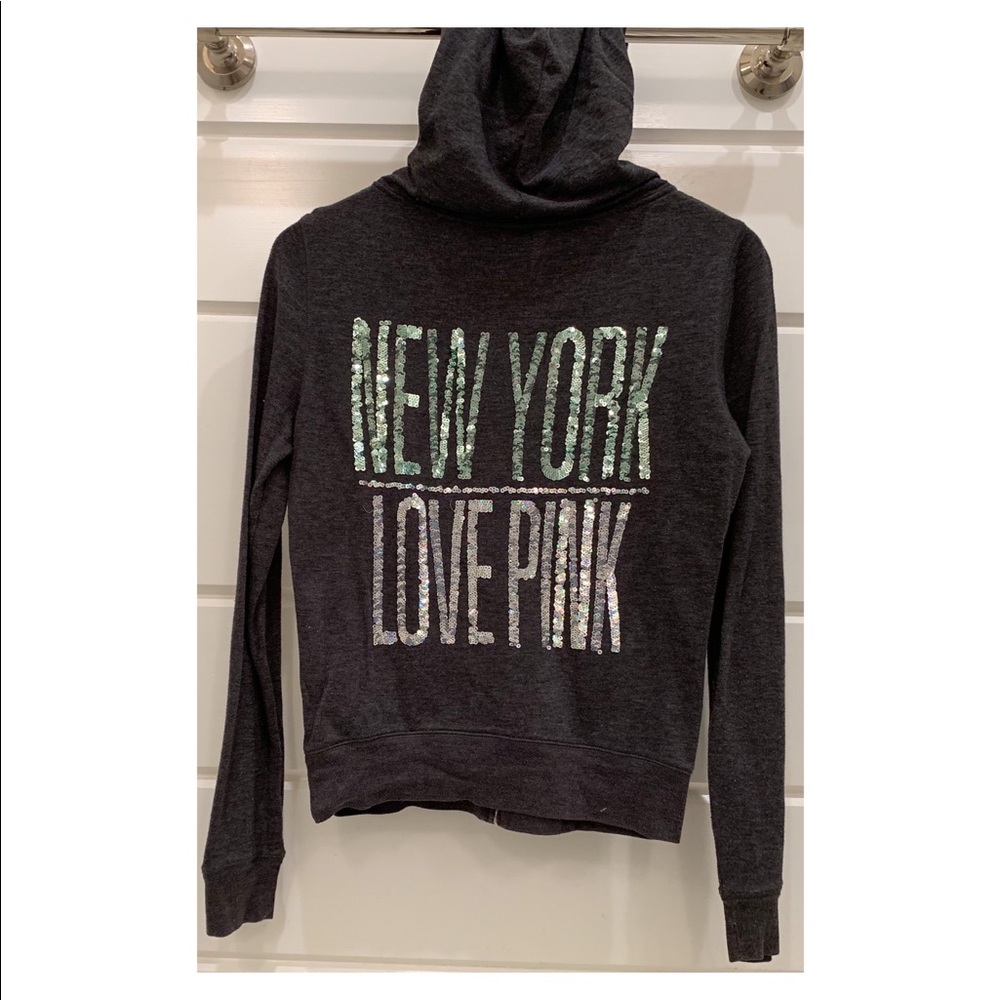 Victoria’s Secret Pink Bling New York Hoodie